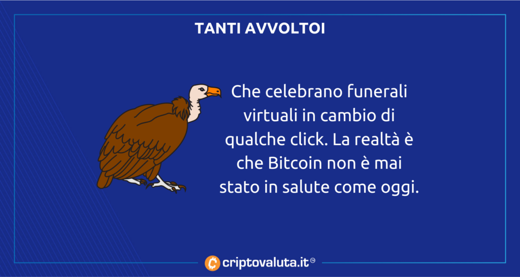 Bitcoin informazione avvoltoi