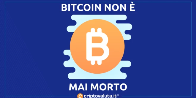 BITCOIN MAI MORTO