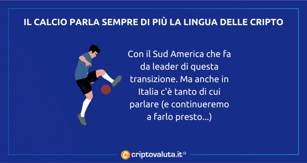 Calcio mercato e criptovalute - analisi