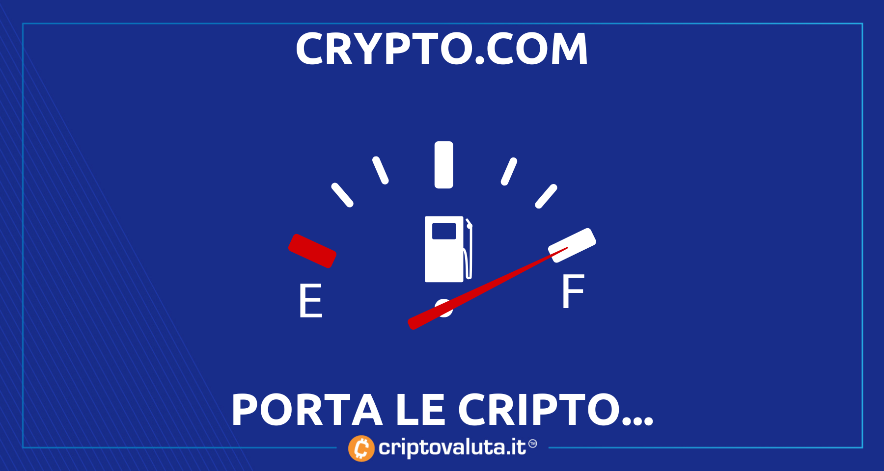 Bitcoin, Ethereum e $CRO per pagare i rifornimenti | Rivoluzione targata Crypto.com