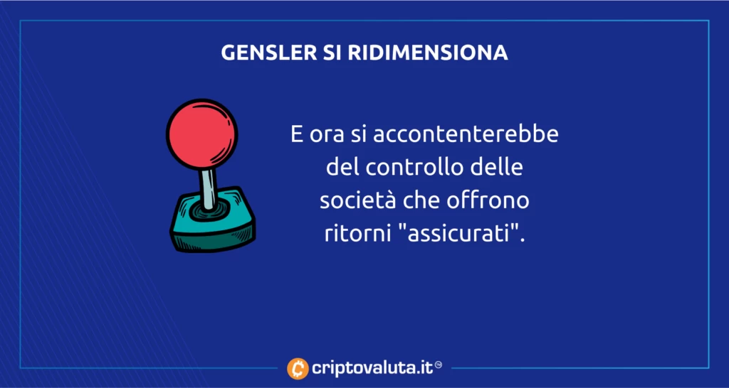 Gensler ammissione sconfitta