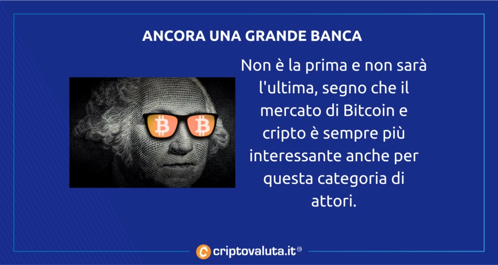 Bitcoin grandi banche