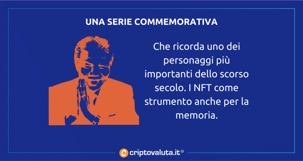 Nelson Mandela - copertura NFT