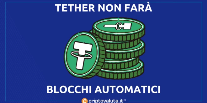 Tether blocca tornado cash