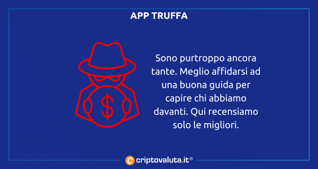 Possibili truffe - App Bitcoin cripto