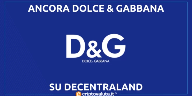 DOLCE E GABBANA DECENTRALAND