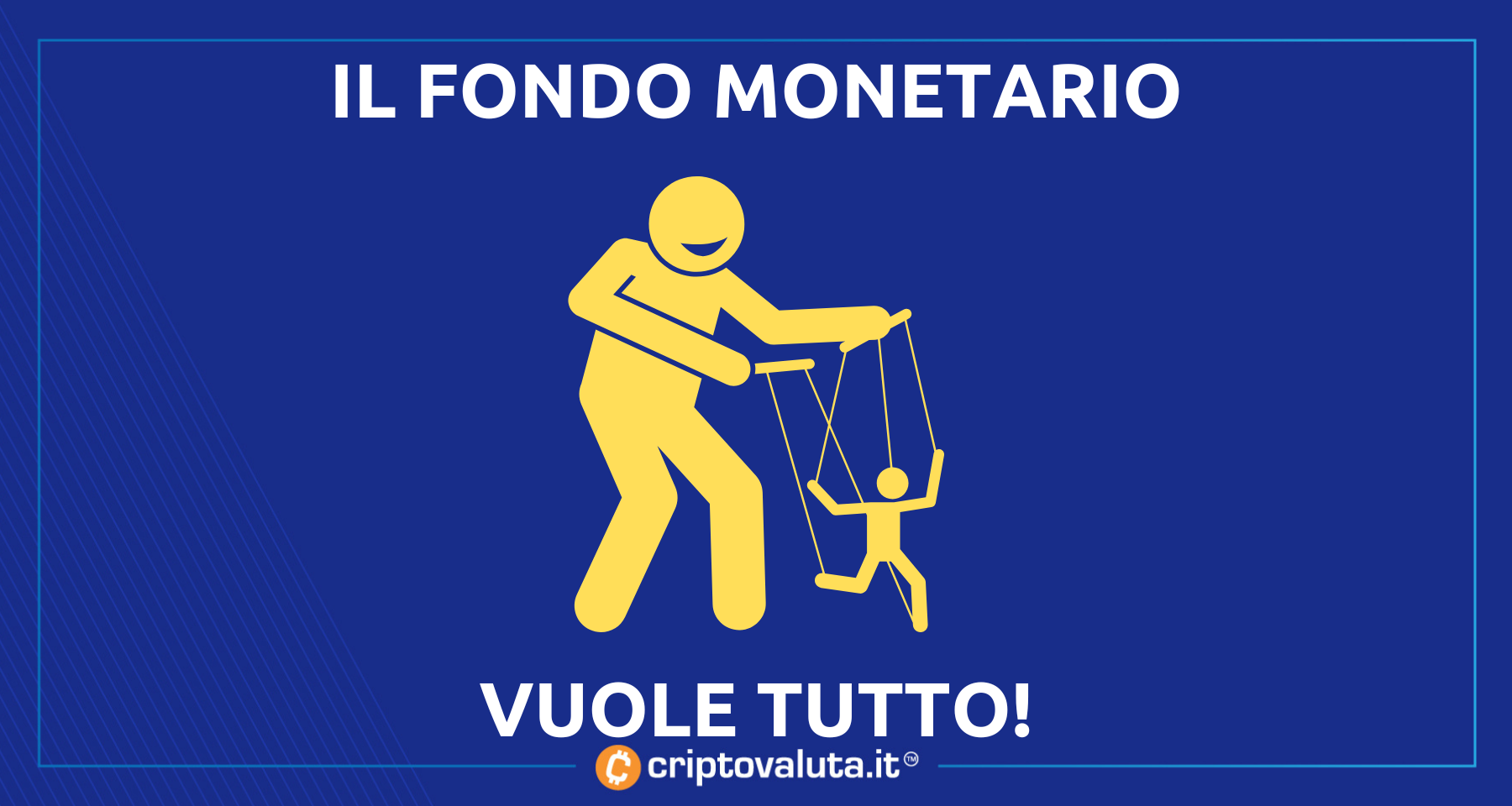 Fondo Monetario Internazionale: idea folle! | Ok a crypto, a patto che...