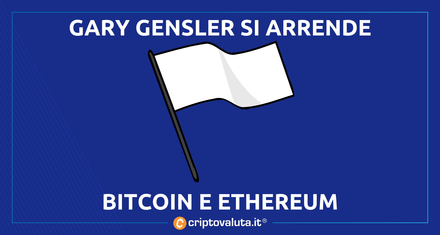 Bitcoin e Ethereum: è la resa di Gary Gensler | Gestirà tutto CFTC [BULLISH]