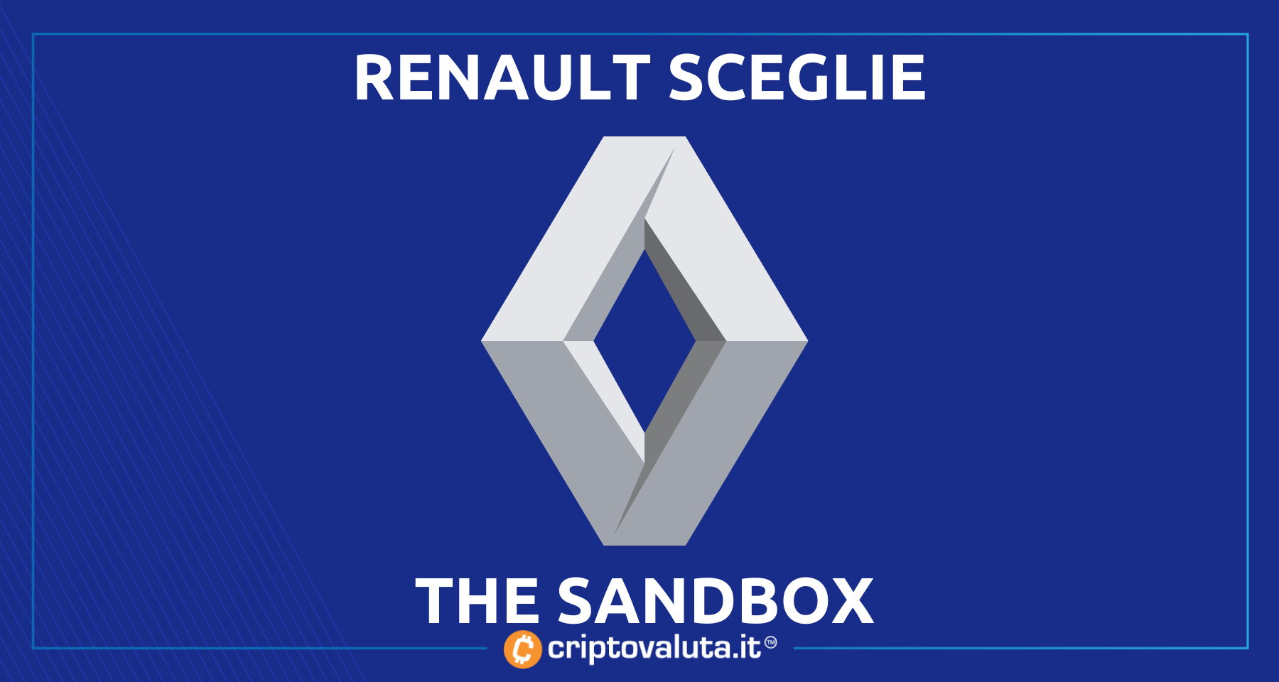 Sandbox: arriva Renault Corea! | Nuova notizia bullish per $SAND