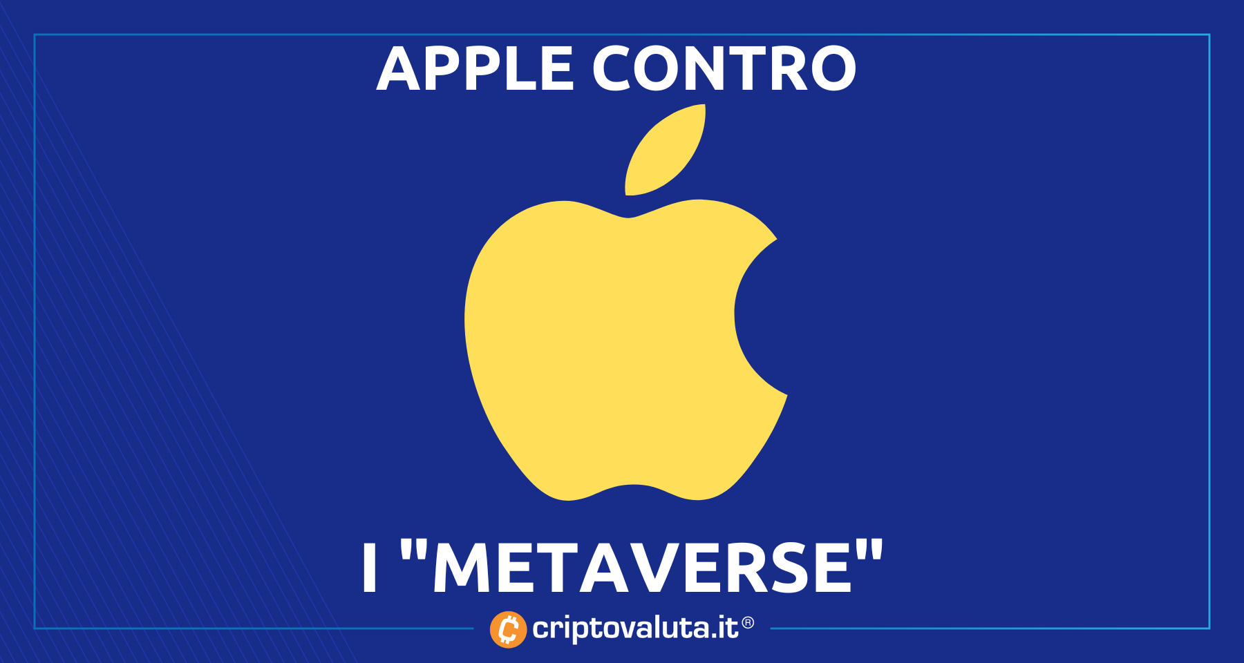 Apple "contro" il metaverse: "nessuno lo conosce!" | Ma intanto prepara...