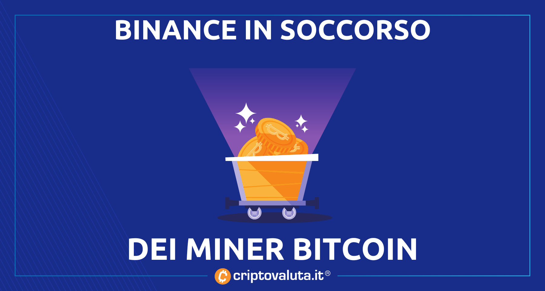 Binance: offerta multimiliardaria Bitcoin miner! | Arriva il piano salva industria