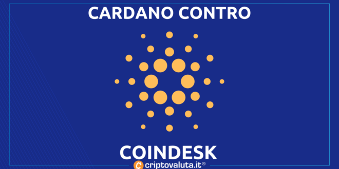 CARDANO CONTRO COINDESK