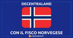 DECENTRALAND FISCO NORVEGESE