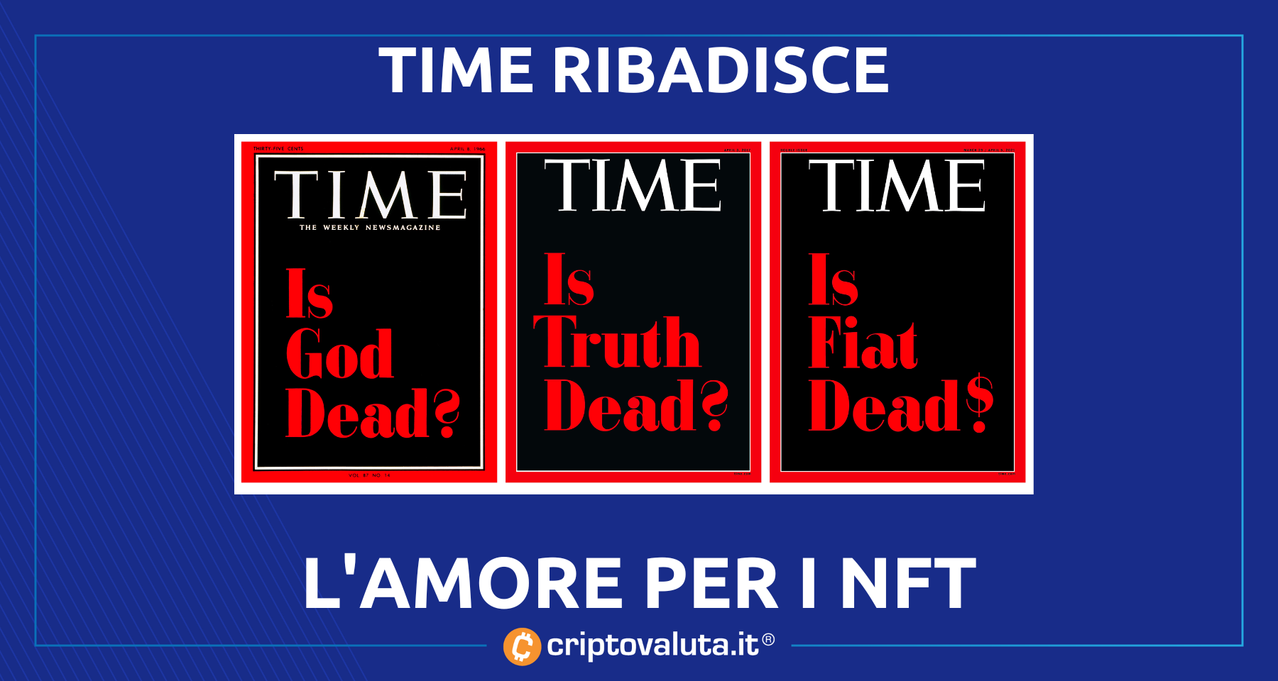 NFT: il direttore di TIME li difende a spada tratta! | E il magazine...