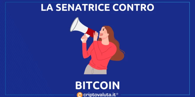 SENATRICE CONTRO BITCOIN