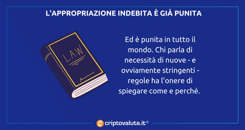 Appropriazione indebita già punita