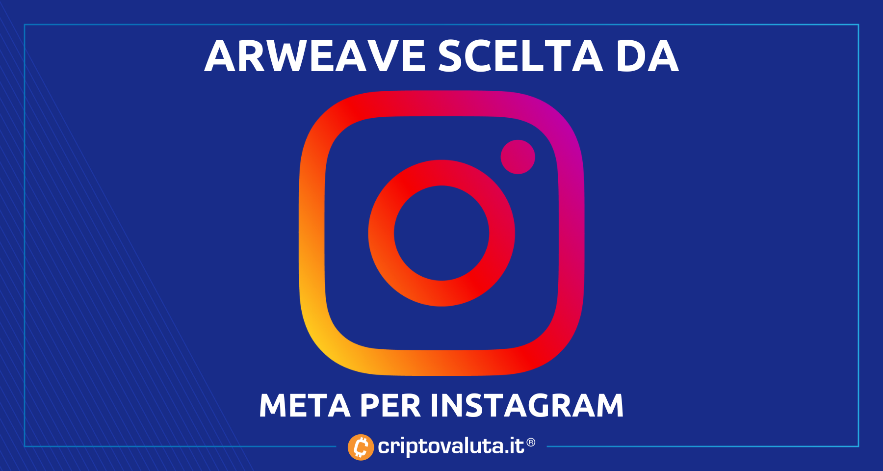 Crypto Arweave su Instagram! | Il token AR guadagna oltre 60%