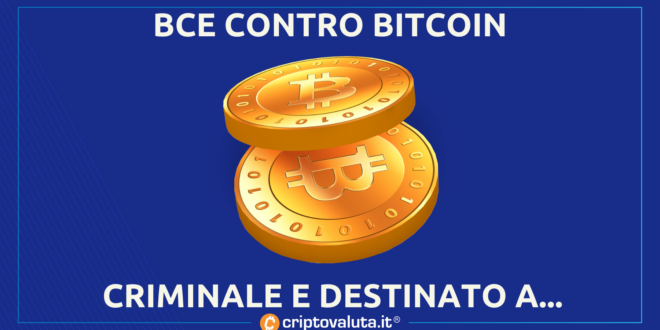 BCE CONTRO BITCOIN