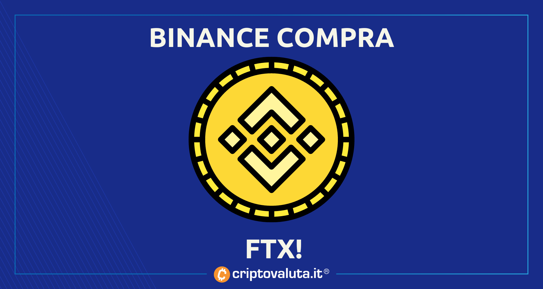 Binance compra FTX | Bitcoin e cripto VOLANO!