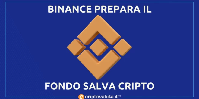 Binance fondo salva cripto