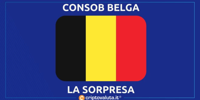 CONSOB BELGA BITCOIN ETHEREUM