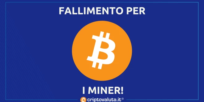 MINER FALLITO BITCOIN