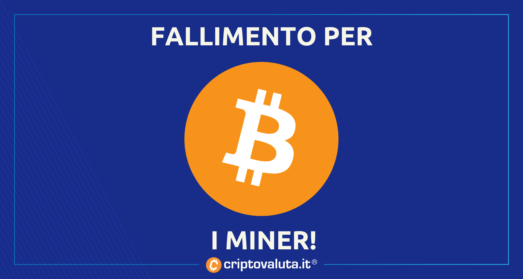 FALLIMENTO per il miner Bitcoin | Avviate le procedure legali
