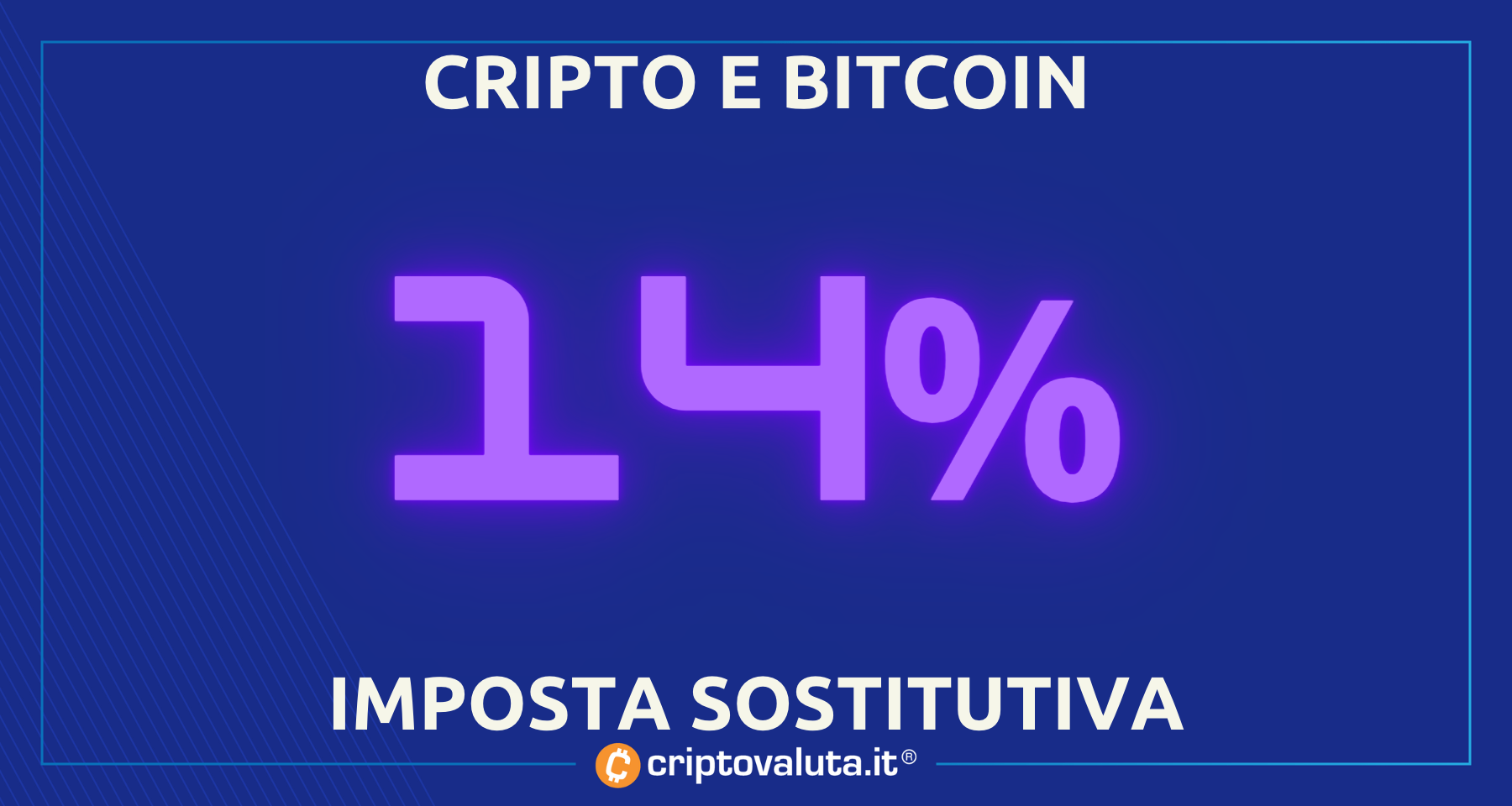 SCOOP+ Bitcoin e Crypto TASSATI al 14% | Ecco il testo in ESCLUSIVA