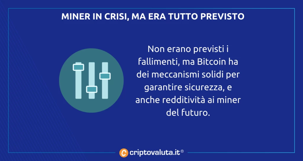 Crisi miner rischi