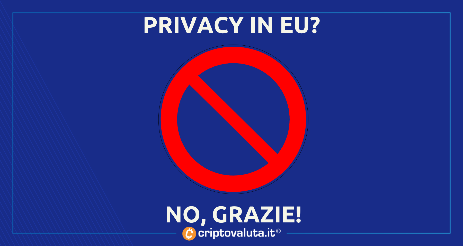 BAN PRIVACY CRYPTO in EUROPA! | A rischio Dash, Monero e ZCash