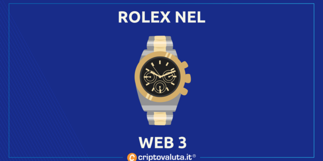 Rolex vola nel Web 3