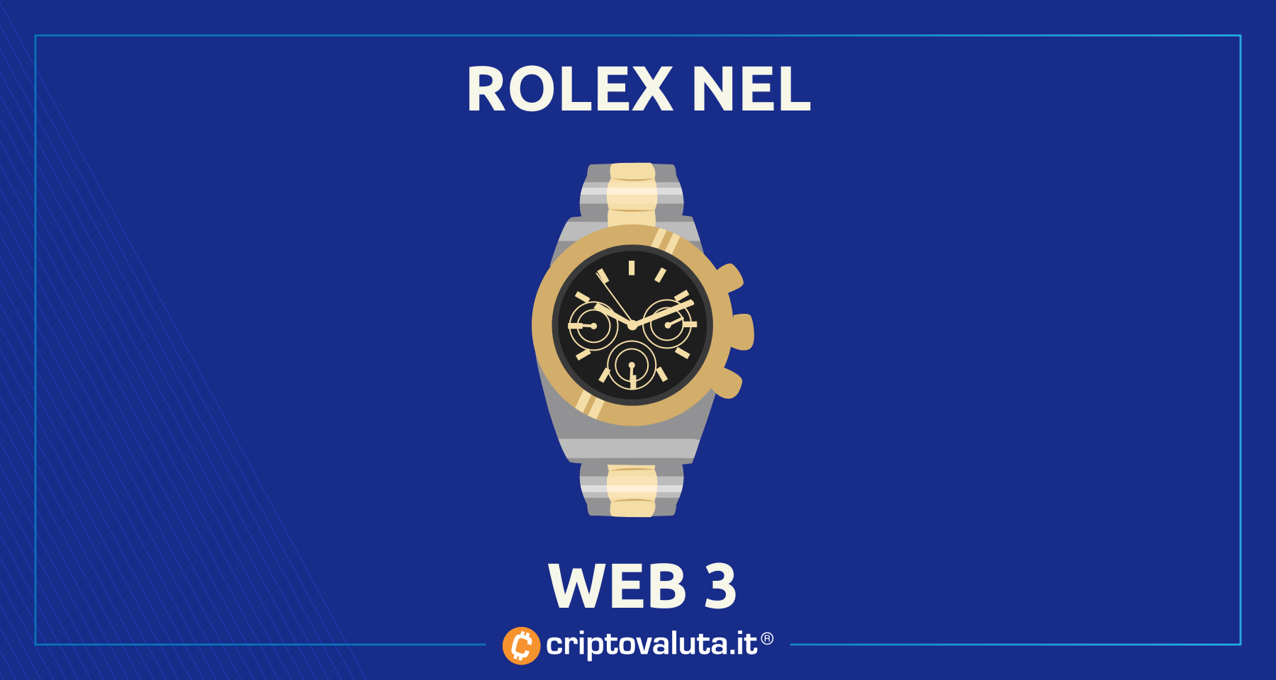 Rolex: arrivano le crypto e il Web 3 | I grandi marchi fanno all-in!