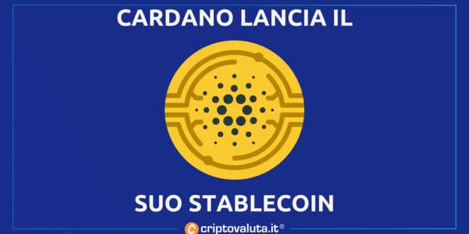 Cardano lancia stablecoin