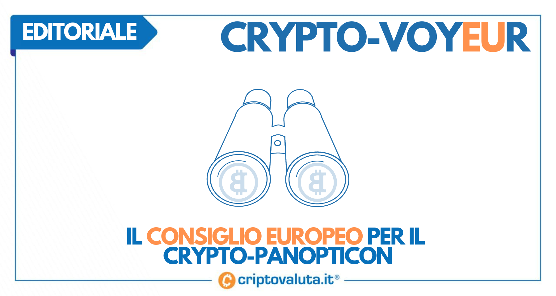 L'UE vuole sapere tutto | Bitcoin e crypto sotto INCHIESTA!