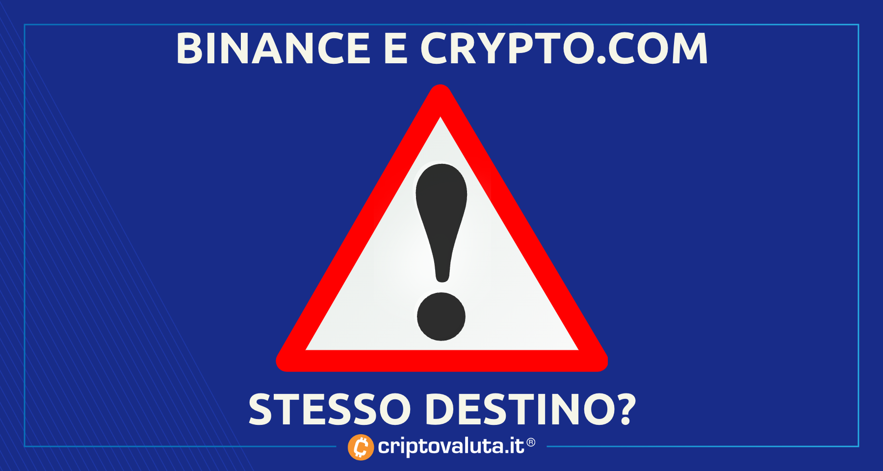 Binance e Crypto.com A RISCHIO? | Mazars via perché...