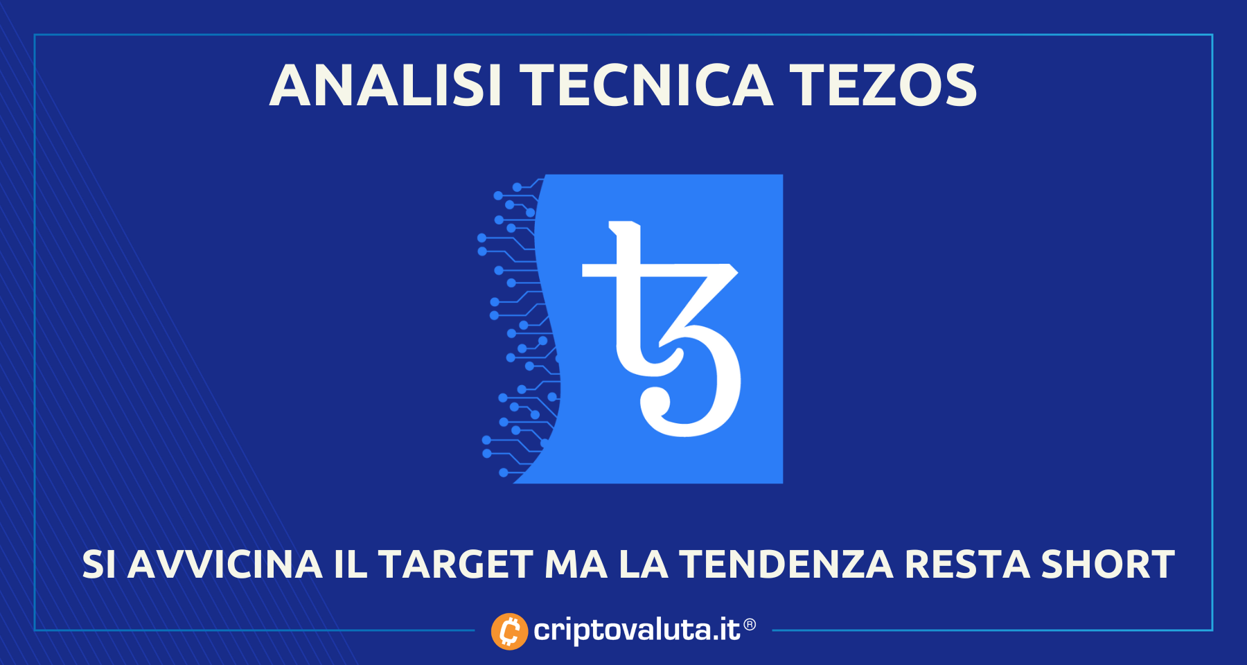Analisi prezzi Tezos | Avvicinato il target ribassista a 0.84