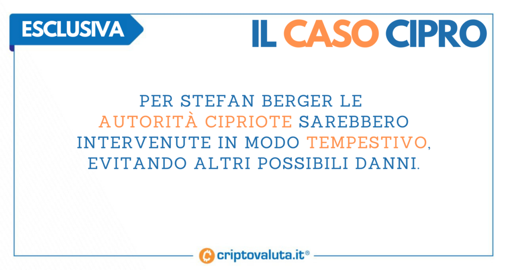 Caso di cipro MiFID II