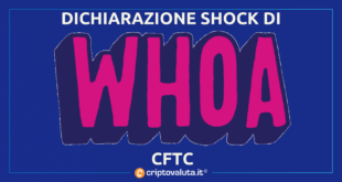 shock dichiarazione CFTC