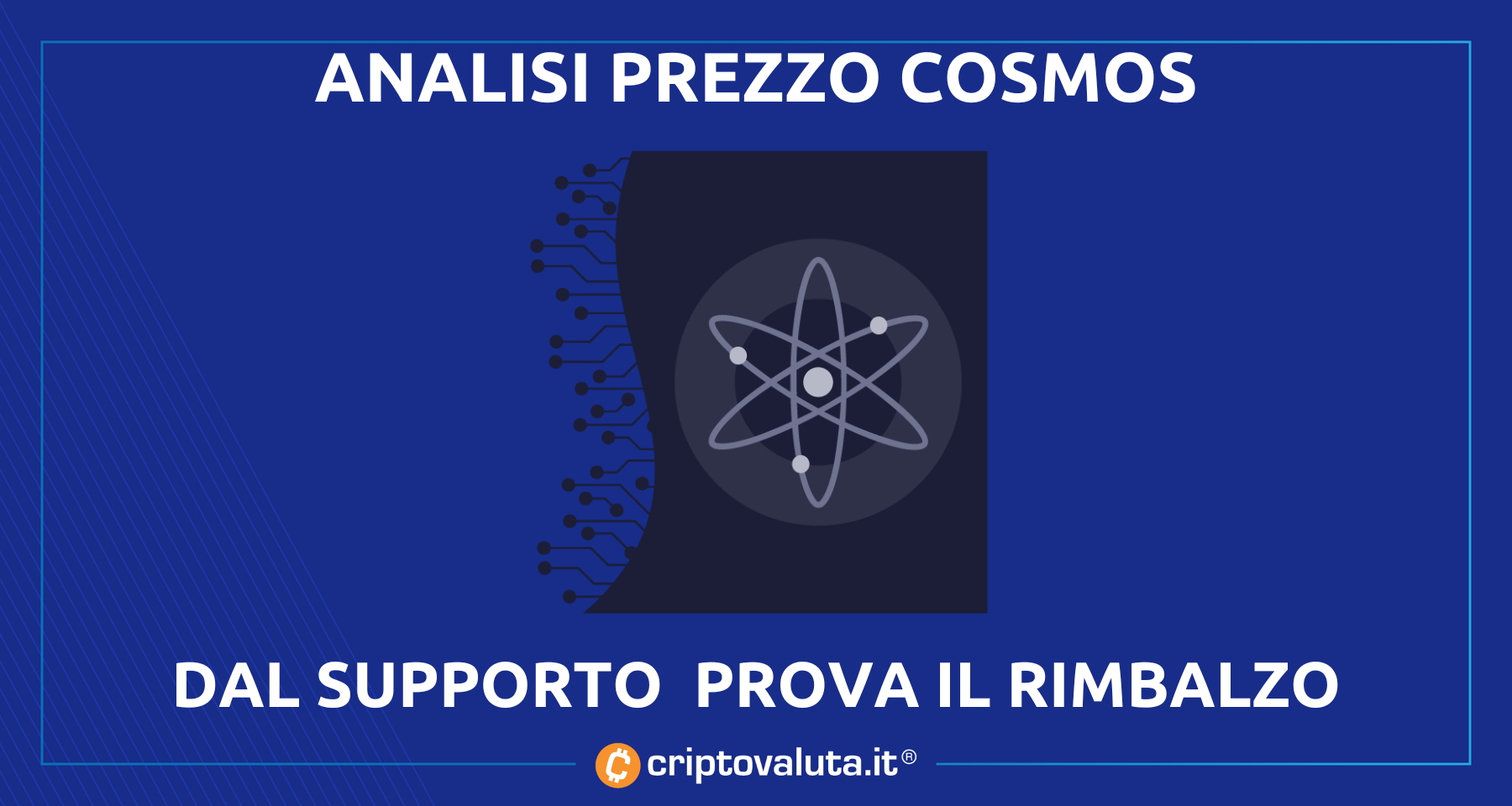 Cosmos (ATOM): test supporto | Può perdere 30% - Resistenza a 10,100$