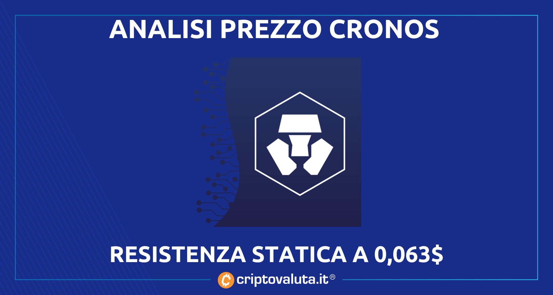 Crypto.com e token Cronos ancora deboli | prima resistenza CRO a 0.063$