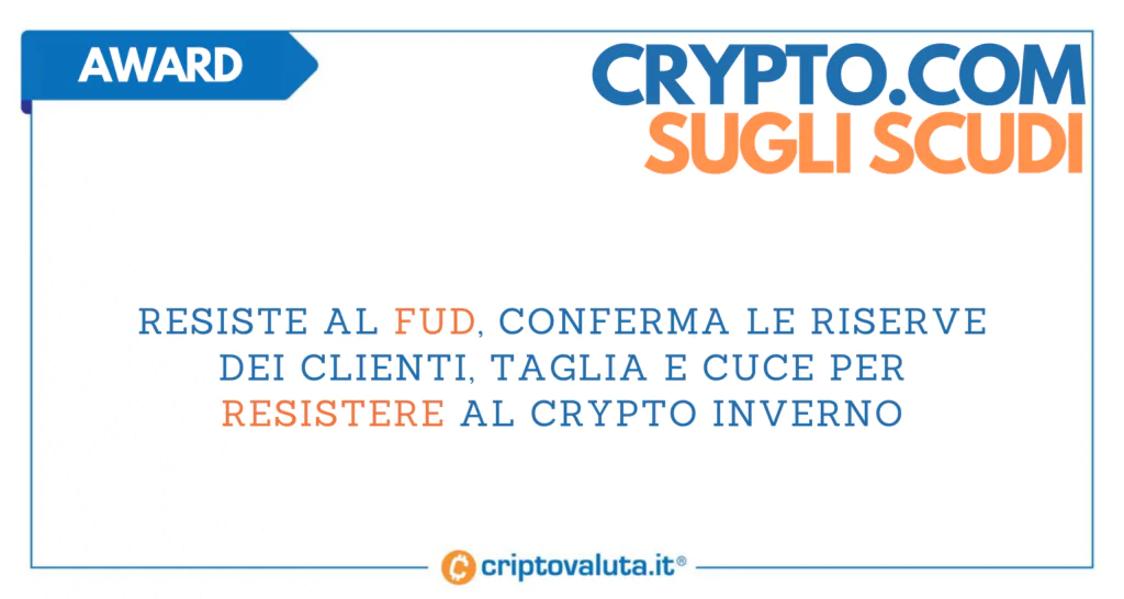 Crypto.com exchange dell'anno