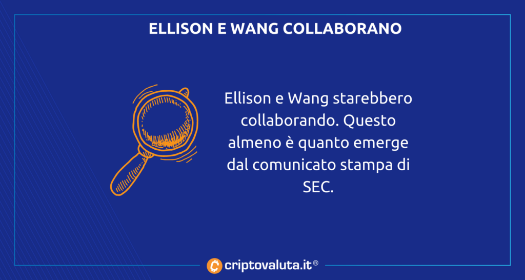 Ellison Wang analisi collaborazione SEC
