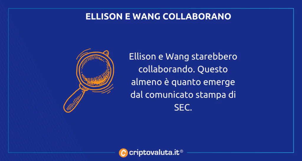 Ellison Wang analisi collaborazione SEC