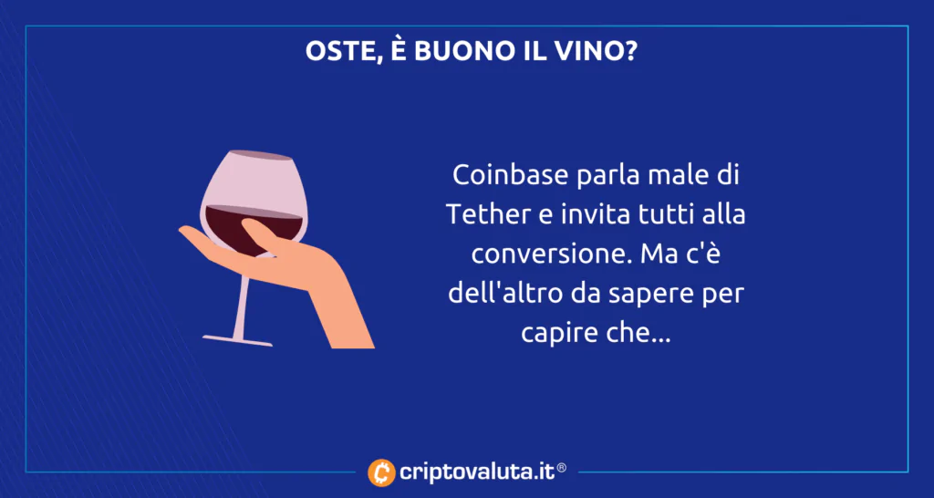 Coinbase analisi attacco a Tether