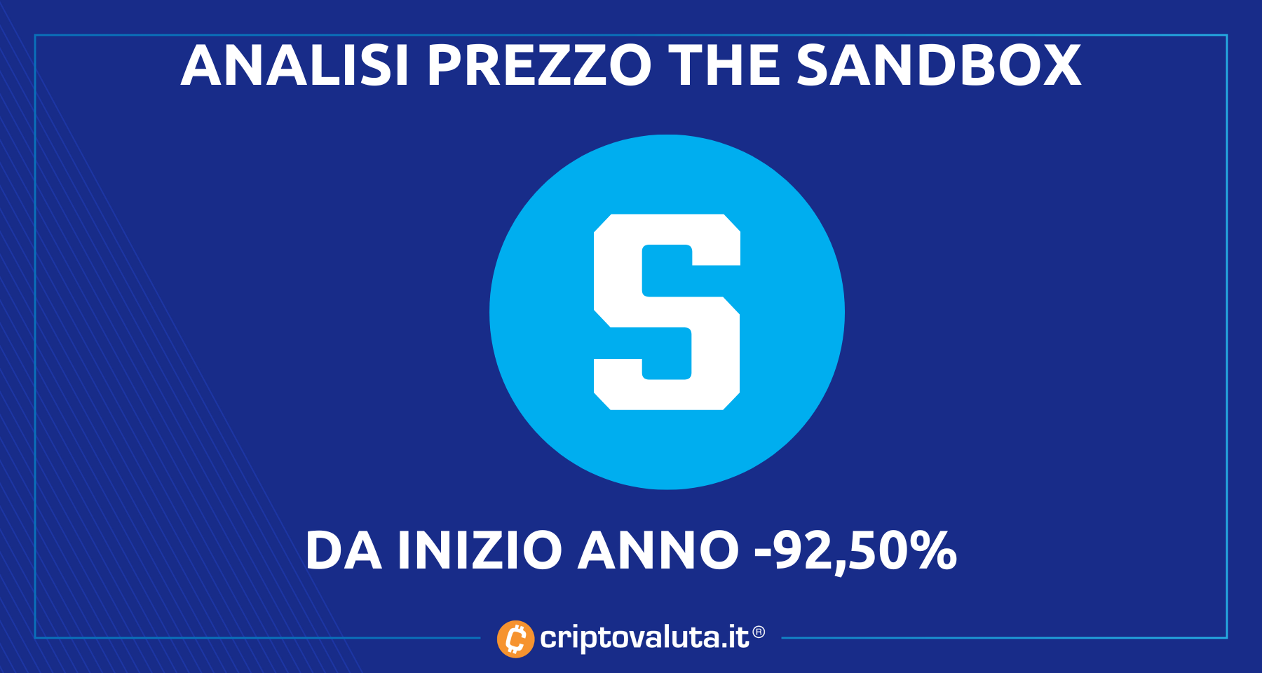 Sandbox: discesa infinita | Solo il 2,63% degli indirizzi è in gain