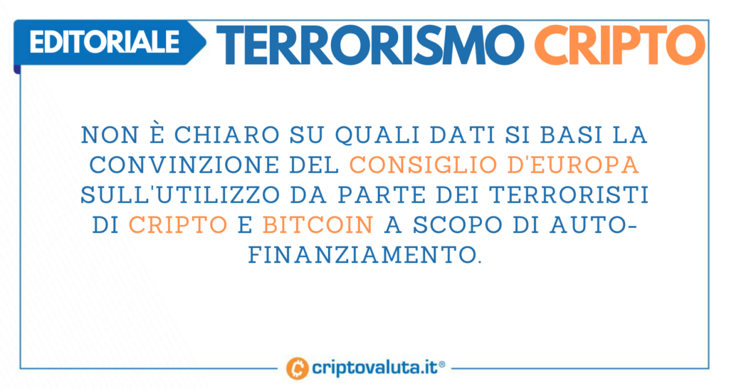 cripto terrorismo de la UE