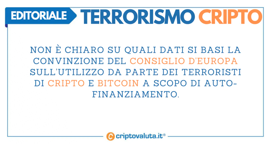 Crypto terrorismo UE