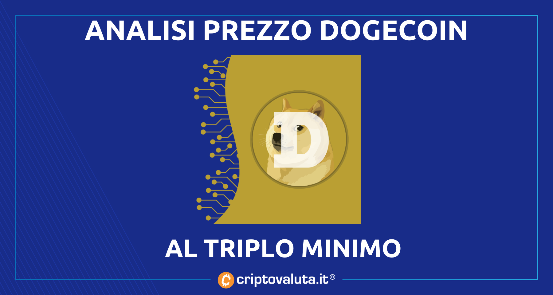 Dogecoin: in discesa | $DOGE possibile triplo minimo a 0,070$