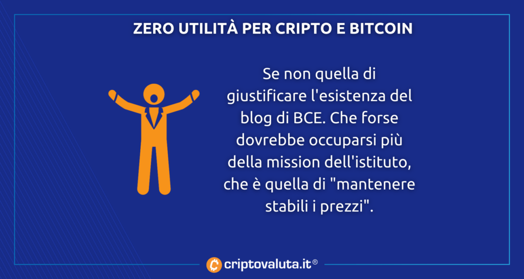 Bitcoin cripto Panetta