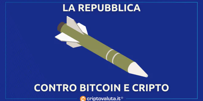 LA REPUBBLICA CONTRO BITCOIN